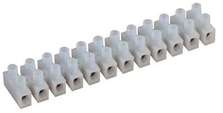 1106PH - 12 Way Terminal Block with Wire Protectors 24A