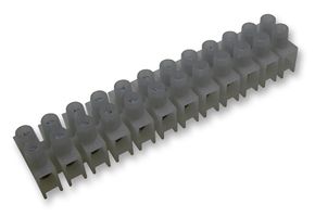 1204PH - 12 Way Terminal Block with Wire Protectors 17.5A