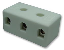 CPO-5A-3W - Ceramic Terminal Block, 3 Way, 5A, High Temperature