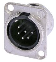 NC6MD-L-1 - Neutrik XLR Panel Plug 6 Way