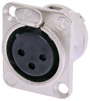 NC3FD-L-1 - Neutrik XLR Panel Socket 3 Way
