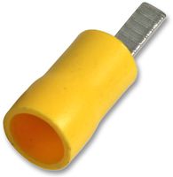 PP01747 - Blade Contact 6.35mm Crimp  Terminal Yellow 48A, 100 Pack
