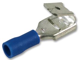 PP01872 - 6.35mm Crimp Terminal Multi Stack Disconnector, Blue 100 Pack