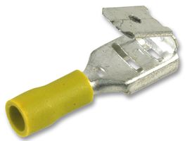 PP01873 - 6.35mm Crimp Terminal Multi Stack Disconnector, Yellow 100 Pack