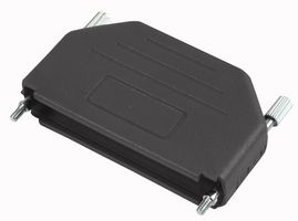 DPPK37-K - Hood, D 37 Way, Hinged, Black