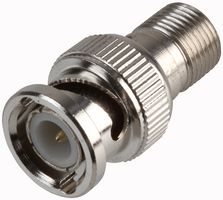 PSG04261 - BNC Plug to F Type Socket Adaptor, Nickel Plated Brass Body