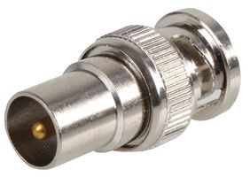 PSG04263 - BNC Plug to TV Coaxial Plug Adaptor, Nickel Plated Brass Body