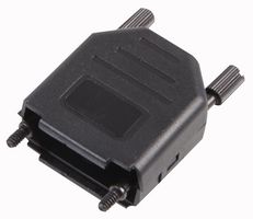 MHDPPK9-K - D-sub Hood, Plastic, Top Entry, Black, 9 Way, (DPPK9-K)