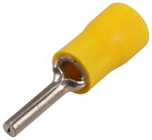FVWSPC-5.5 (LF) - Crimp Terminal, Pin, Yellow, 2.6mm x 9.5mm, 50 Pack