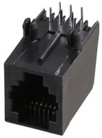 RJJ66NFRA - RJ Socket 6P6C, Unshielded, Right Angle