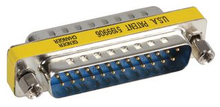 SPC19825 - Gender Changer, 25 Pin D-Sub, Male to Male