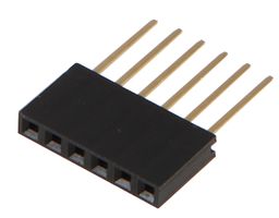 18688 - Header, Female, Stackable, 2.54mm, 6 Way