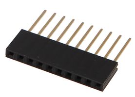 19950 - Header, Female, Stackable, 2.54mm, 10 Way