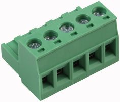 21.950M/5-E - Terminal Block, Plug, 5.08mm, Right Angle, 5 Way