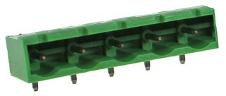 CTB9558/5 - PCB Male Horizontal Closed End 7.62mm 5 Way