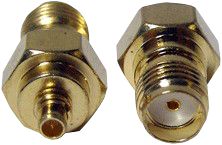 ADP-SMAF-MMCXM - MMCX Plug to SMA Socket Adaptor