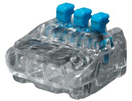 30-1053 - Lever Wire Connectors, 3 Port, 40 Pack