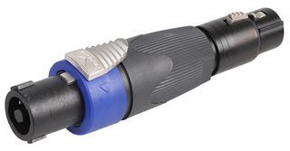 NA4FX-F - SpeakON NL4FX to 3-Pole XLR Socket Adaptor