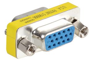 8111 - Port Saver, Hi Density, 15 Pin D-Sub, Male to Female Socket