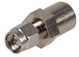 ADP-SMAM-FMEM - 50 Ohm FME Plug to SMA Plug Adaptor with Gold Plated Contacts