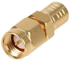 ADP-SMAM-SMBF - 50 Ohm SMA Plug to SMB Socket Adaptor - Gold Plated