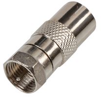 PSG08524 - TV Socket to Male F Plug Adaptor