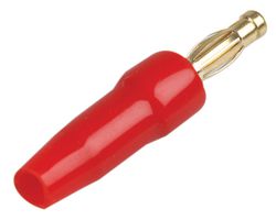 PSG08681 - 4mm Gold Plated Banana Plug, Red
