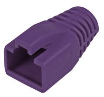 PELR0212 - RJ45 Strain Relief Boots, Purple, Pack Of 5