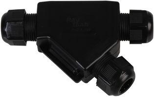 FRED-Y-N - 3-Pole Y-Joint Cable Joiner, 2.5mm, IP68, Black