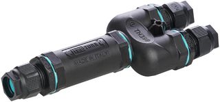 THB.399.A5A - Inline Cable Joint, Teetube, 5-Pole, 3 Entries, 250V AC, 32A, IP68