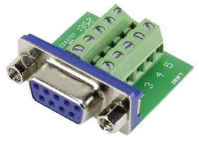 CLB-DSUB09F-10TB-2 - 9 Pin D-sub Socket Terminal Block Connector