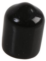 101-124 - Black PVC Protective Dust Covers / Caps, SMA Plugs, 8.2x10mm