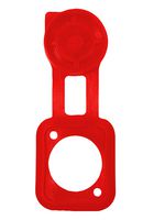 CP299807 - XLR Feedthrough Connector Sealing Gasket With Cover, Red