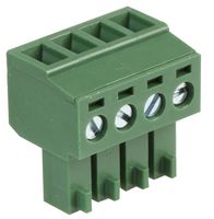 MC000098 - 3.81mm Pluggable Terminal Block, Plug, 4 Way, 26AWG to 16AWG, 10 A