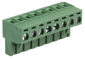 MC000141 - 5mm Pluggable Terminal Block, Plug, 8 Way, 26AWG to 12AWG, 16A