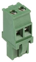 MC000184 - 5.08mm Pluggable Terminal Block, Plug - R/A, 2 Way, 24AWG to 14AWG, 16A