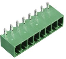 MC000093 - 3.5mm Pluggable Terminal Block Header, 8 Way, Right Angle, 12A