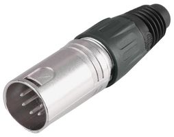 PSG08713 - 5 Pole XLR Plug, Black