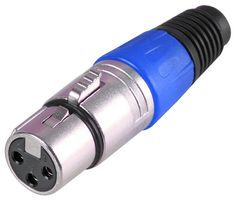 PSG08720 - 3 Pole XLR Socket, Blue