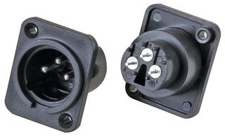 PSG08735 - 3 Pole XLR Chassis Mount Plug