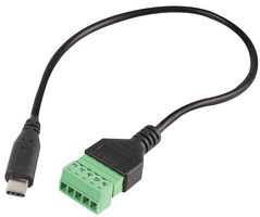 CLB-JL-1920 - USB 3.1 Type-C Plug to 5 Pin / Way Terminal Block, Pluggable Type Adaptor Cable