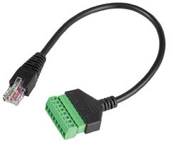 CLB-JL-1935 - RJ45 8P8c to 8 Pin Screw Type Terminal Connector Adaptor