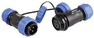 PELH0003 - 3 Pole Circular Threaded Cable Joining Kit, 250V AC, 30A, 4.5mm - 7mm