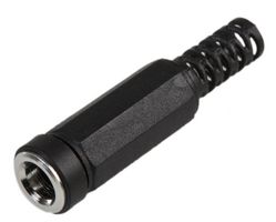 PS11600 - 2.1mm Inline DC Socket, Strain Relief