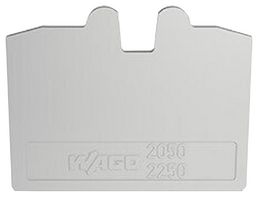 2050-1291 - 1.1mm End and Intermediate Plate, Grey, 2050 Series
