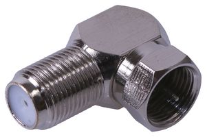 PROCON44 - F Plug to F Socket Right Angle Adaptor