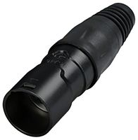 RCEM-Z-001-0 - RJ45 Ethernet Housing Connector Plug Carrier Shell, Cable Mount, IP65, Black