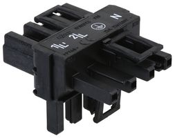 770-627 - T-Connector, WINSTA MIDI, 4 Way, Black