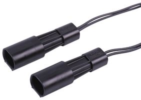 45146-0203 - 2 Pin Squba Plug to 2 Pin Squba Plug Lead, 300mm