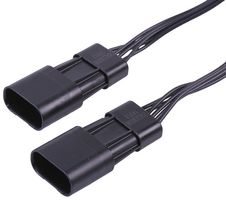 45146-0610 - 6 Pin Squba Plug to 6 Pin Squba Plug Lead, 1m